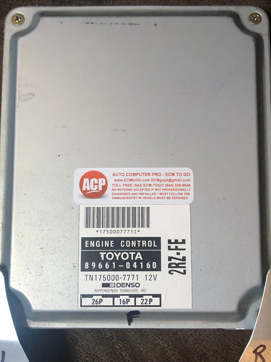 1995-1997 Toyota T-100 Tacoma DLX 2.4L REPAIR SERVICE OF YOUR ECM ECU PCM Engine Computer 89661-0W030