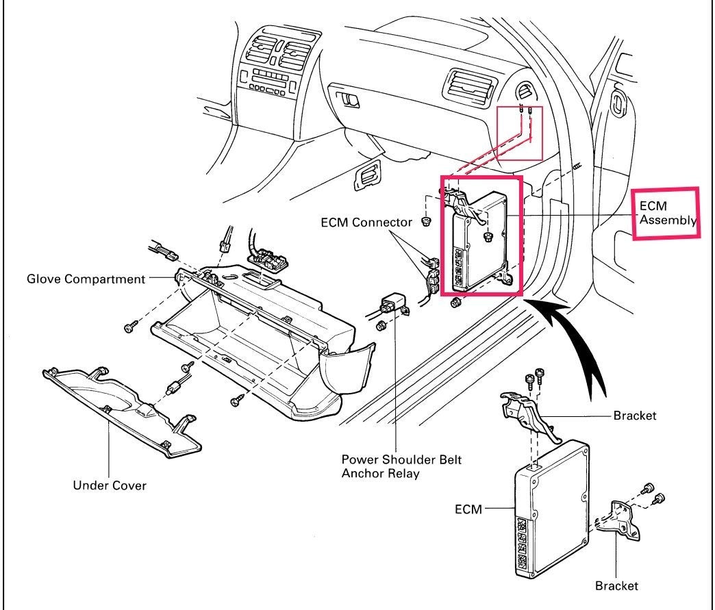 1989-2001 Toyota Chassis ECM ECU Engine Computer REPAIR SERVICE